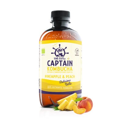 Kombucha Ananás e Pêssego