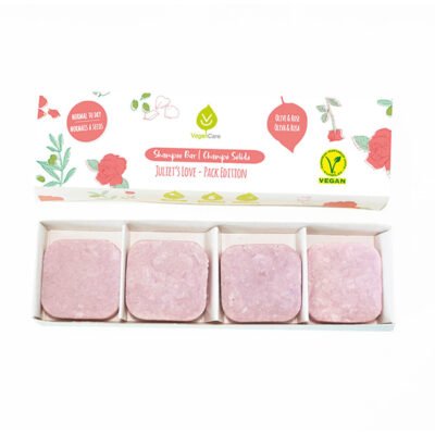 Pack Juliet's Love, Mini Champôs Sólidos de Oliva & Rosa