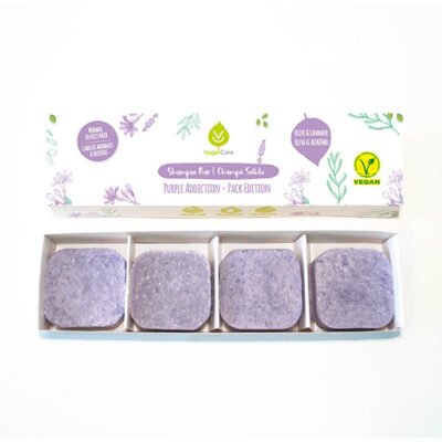 Pack Purple Addiction, Mini Champôs Sólidos de Oliva & Alfazema