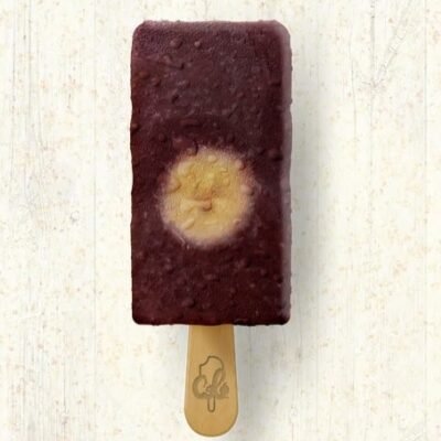 Picolé Artesanal de Açaí com Banana