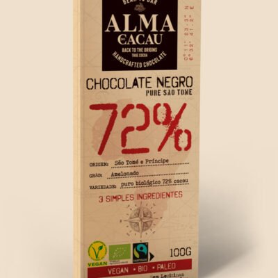 Chocolate Negro Pure São Tomé 72%