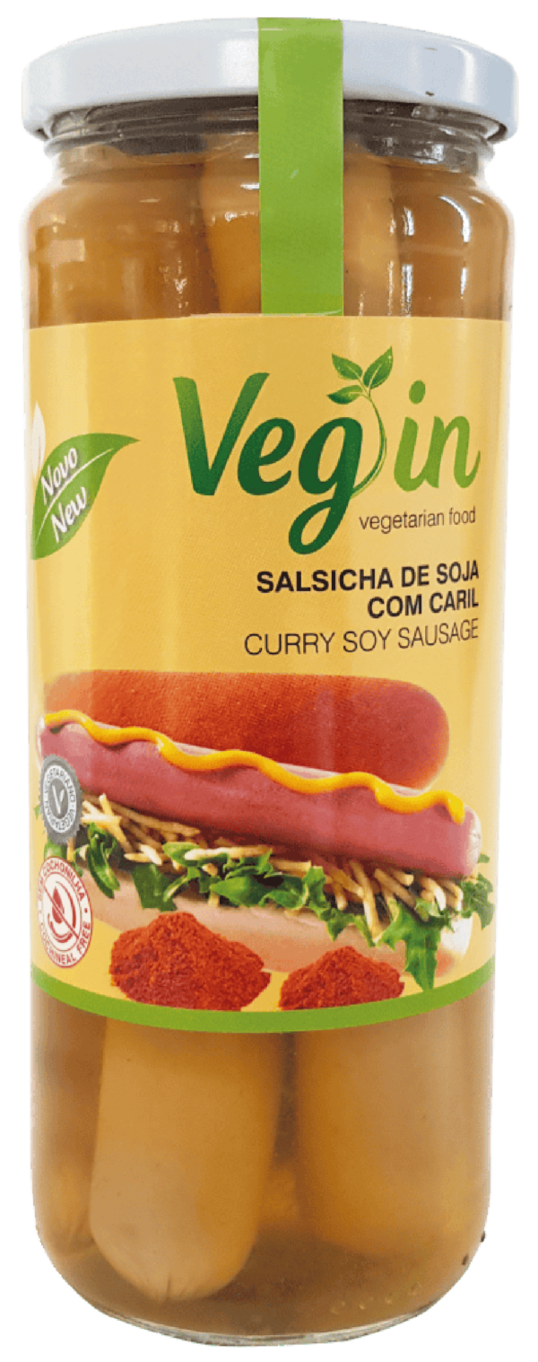 Salsichas de soja com caril Veg In