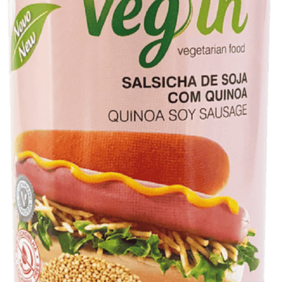 Salsichas de soja com quinoa Veg In