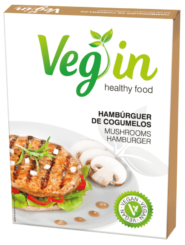 Hambúrguer de cogumelos Veg In