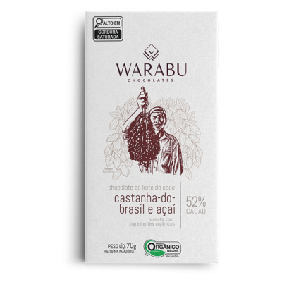 52% castanha do Brasil e açaí Warabu