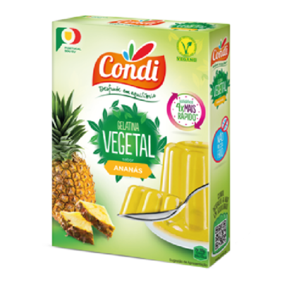 Gelatina vegetal ananás Condi