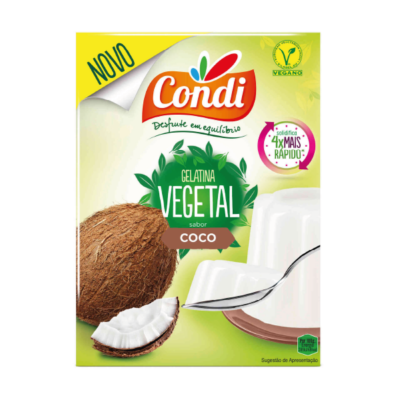 Gelatina vegetal côco Condi