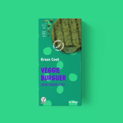 Veggie burger green Green Cook