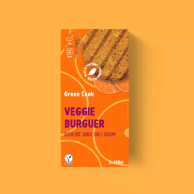 Veggie burger orange Green Cook