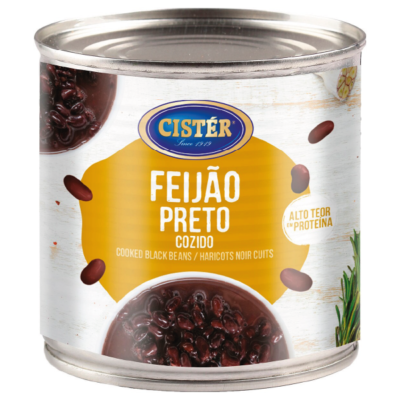Feijão preto cozido Cistér