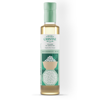 Vinagre de arroz bio gourmet Cristal