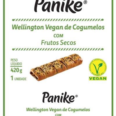 Wellington vegan de cogumelos com frutos secos