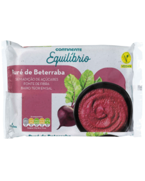 Puré de Beterraba Ultracongelado - Continente Equilíbrio