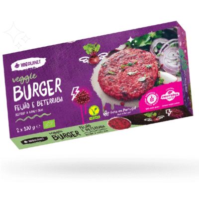 Hambúrguer Vegan de Feijão com Beterraba - VegPlanet