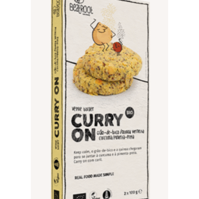 Hamburger Vegan de Grão com Quinoa Vermelha - Beatroot