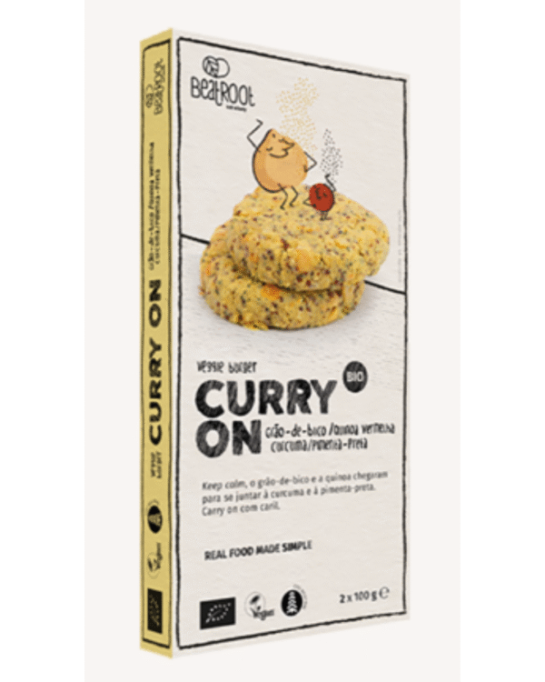 Hamburger Vegan de Grão com Quinoa Vermelha - Beatroot