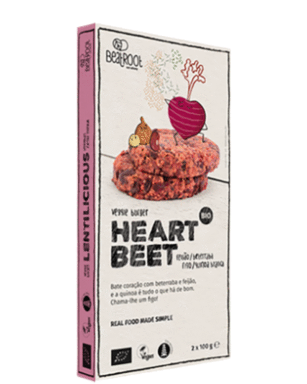 Hambúrguer Vegan de Feijão com Beterraba - Beatroot