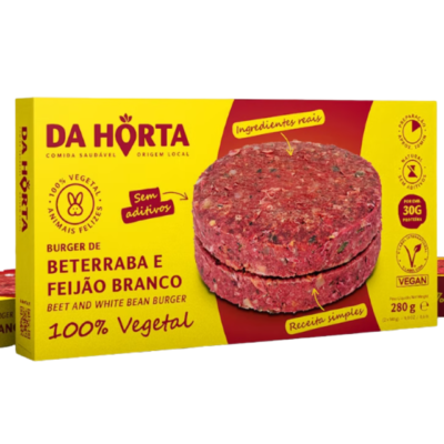 Burguer de Beterraba e Feijão Branco - DaHorta
