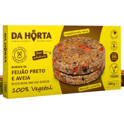 Burguer de Burguer Feijão preto e Aveia - DaHorta